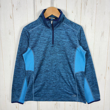 【Kid's M ネイビー系】 Llbean ( エルエルビーン ) ハーフジップ フリースジャケット ポリエステル ウェア トップス アウター ジャケット フリース z00055656  フリース アウター ジャケット トップス ウェア