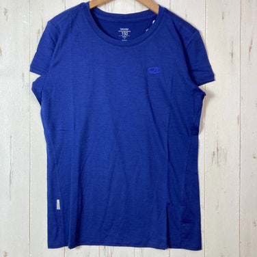 [Women's M Navy] Icebreaker Superfine Ultralight 150 Tee Merino Wool Wear Top Inner Shirt Short Sleeve T-Shirt Crew Neck Wool z00055039 Wool Short