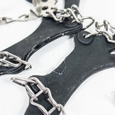 Zafield Chain Spikes，冬季冰爪，M码（黑色），男女通用，尺码 z00053519