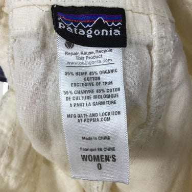 【Women's0 アイボリー系】 Patagonia ( パタゴニア ) アイランド ヘンプ カプリ Island Hemp Capris ニッカー パンツ ショーツ 56620 International Women's PRL 化繊 ショーツ ショートパンツ ボト - 【公式】2ndGEAR（セカンドギア）Webショップ【登山用品・アウトドア用品専門 買取販売店】
