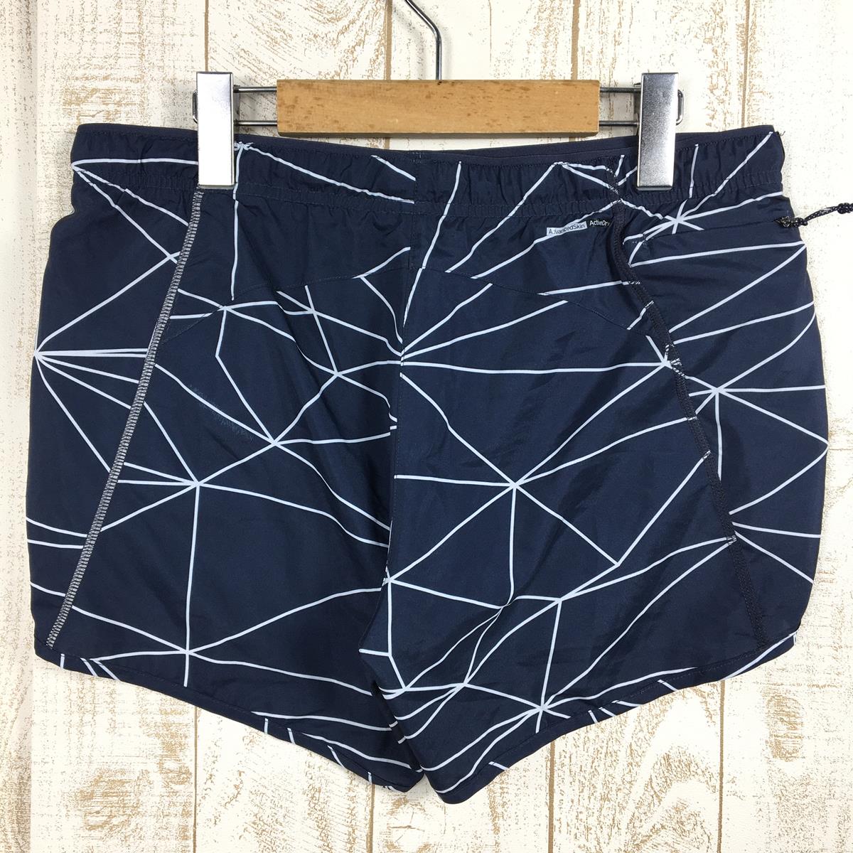 【女式M海军蓝】Salomon Agile Shorts女式Agile Short W跑步裤跑步短裤L40128200女式合成纤维短裤短裤下装