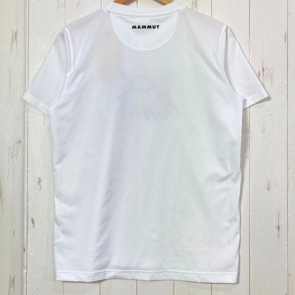 【Men's S ホワイト系】 Mammut ( マムート ) クイックドライ フジヤマ プリント T シャツ AF QD Fujiyama Print T-Shirt AF ポリエステル ウェア トップス インナー シャツ ショートスリーブTシャツ クルーネック
