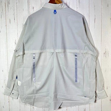 【Unisex L アイボリー系】 Paper Sky Wear ( ペーパースカイ ウェア ) ウィンドビッグシャツ WIND BIG SHIRT ECRU ナイロン ウェア トップス インナー シャツ ロングスリーブシャツ 化繊 z00053708 ECRU 化繊
