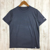 【Men's S グレー系】 Ridge Mountain Gear ( リッジマウンテンギア ) メリノ ベーシック Tシャツ ショートスリーブ Merino Basic Tee Short Sleeve メリノウール クルーネック Men's Steel Gr - 【公式】2ndGEAR（セカンドギア）Webショップ【登山用品・アウトドア用品専門 買取販売店】
