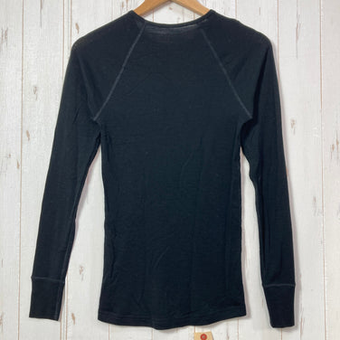 【Men's M ブラック系】 Ibex ( アイベックス ) ウーリーズ クルー Woolies Crew ウール ウェア トップス インナー シャツ ロングスリーブTシャツ クルーネック ウール z00058616  ウール ロングスリーブTシャツ クルーネック