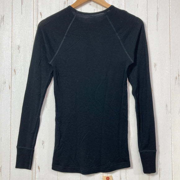【Men's M ブラック系】 Ibex ( アイベックス ) ウーリーズ クルー Woolies Crew ウール ウェア トップス インナー シャツ ロングスリーブTシャツ クルーネック ウール z00058616  ウール ロングスリーブTシャツ クルーネック