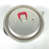 One Size Silver MSR Titanium Kettle 850ml (Discontinued Model, Hard to Find) Titanium Cookware Kettle (z00054250)