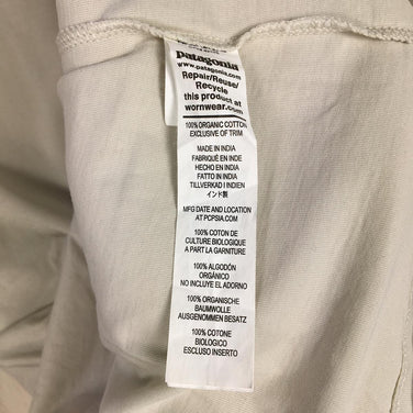 【Women's XS ベージュ系】 Patagonia ( パタゴニア ) ロングスリーブ リジェネラティブ オーガニック サーティファイド コットン ティー Long-Sleeved Regenerative Organic Certified Cotton Tee - 【公式】2ndGEAR（セカンドギア）Webショップ【登山用品・アウトドア用品専門 買取販売店】