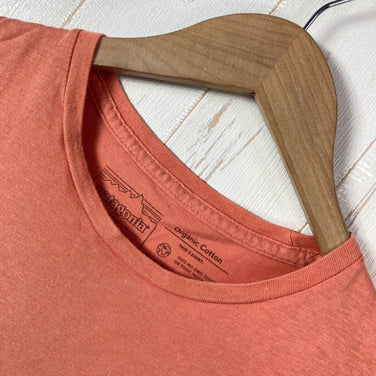 【Men's XS オレンジ系】 2018 Patagonia ( パタゴニア ) ロープ スリング オーガニック ティー Rope Sling Organic Tee QZCO オーガニックコットン ウェア トップス インナー シャツ ショートスリーブTシャツ クル