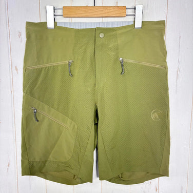 【Men's 50 Green】 Mammut Sertig Shorts Polyester Apparel Bottoms Shorts Softshell z00055423 Softshell Shorts Bottoms Apparel