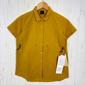 【Women's S ゴールド系】 Axesquin ( アクシーズクイン ) ウィメンズ ショートスリーブ ベンチレーション シャツ Women's S/S Ventilation Shirt 11058 ゴールデンイエロー z00058210 ゴールデンイエロー