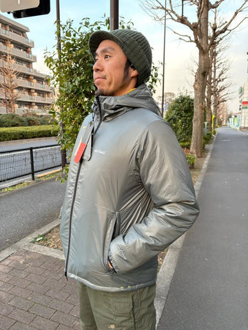 【Men's M グレー系】 Wildthings ( ワイルドシングス ) リバーシブル ビレイ ジャケット Reversible Belay Jacket WT24120SK YEL×CGY z00056191 YEL×CGY 化繊インサレーション アウター