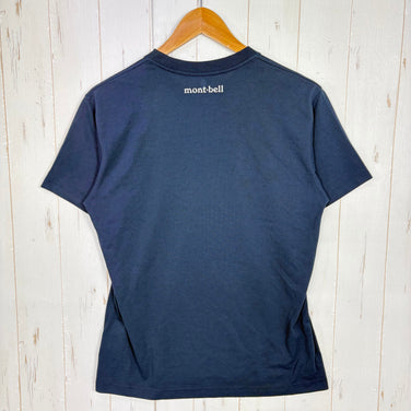 【Men's S ネイビー系】 Montbell ( モンベル ) ウィック ティー 大阪府、奈良県、和歌山県にまたがるダイヤモンド・トレール Wic T 入手困難 ご当地Tシャツ ポリエステル ウェア トップス インナー シャツ ショートスリーブTシャツ クルーネ