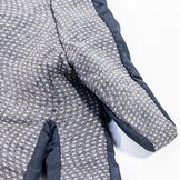 Montbell 女式均码黑色防风手套，尼龙，z00052696。