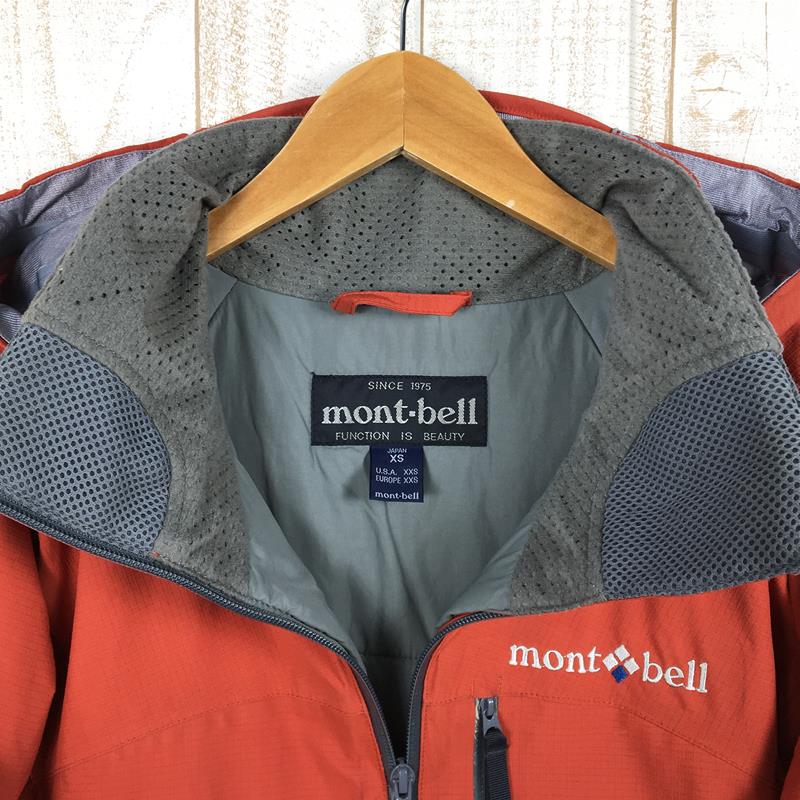 【Men's XS オレンジ系】 Montbell ( モンベル ) パウダーステップ ジャケット 防水 インサレーション フーディ 1101268 Asian Men's  化繊インサレーション アウター ジャケット トップス ウェア