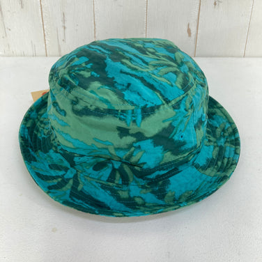 【Unisex S/M グリーン系】 2024 Patagonia ( パタゴニア ) ウェーブフェアラー バケツ ハット Wavefarer Bucket Hat WPCC / Water People Banner: Cliffs and Waves Conifer