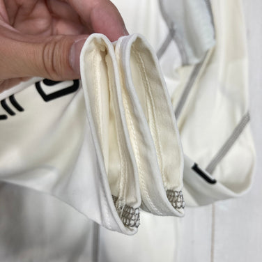 【Men's XS ホワイト系】 Skins ( スキンズ ) コンプレッション Vネック シャツ ナイロン ウェア トップス インナー シャツ ロングスリーブシャツ 化繊 z00059863  化繊 ロングスリーブシャツ インナー シャツ トップス ウェア