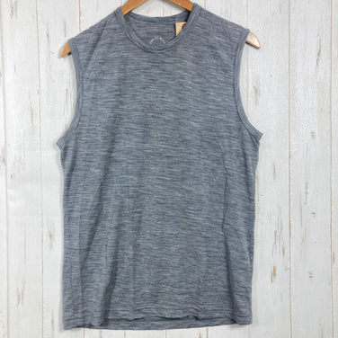 【Men's L グレー系】 Yamatomichi ( 山と道 ) 100%メリノ ライト スリーブレス 100% Merino Light Sleeveless メリノウール ウェア トップス インナー シャツ タンクトップ ノースリーブシャツ z000585