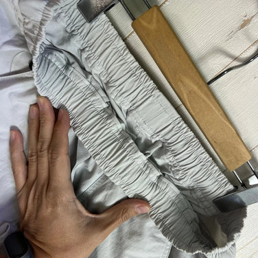 Yamatomichi (Yama to Michi) Women's L-Tall 5-Pocket Pants, Glacier White, Polyester, Long Pants, z00054056