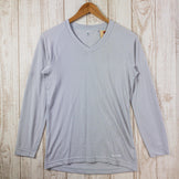 【Men's M グレー系】 Montbell ( モンベル ) ジオライン ライトウェイト ネックシャツ ポリエステル 1107735 Asian Men's ライトグレー 化繊 ロングスリーブTシャツ クルーネック インナー シャツ トップス ウェア - 【公式】2ndGEAR（セカンドギア）Webショップ【登山用品・アウトドア用品専門 買取販売店】