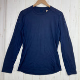 【Men's L ネイビー系】 Icebreaker ( アイスブレーカー ) オアシス ロングスリーブ クルー Oasis LS Crew メリノウール ウェア トップス インナー シャツ ロングスリーブTシャツ クルーネック ウール z00059360  ウール
