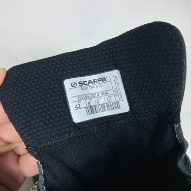 Men's Scarpa Rush Trek GTX Titanium Gore-Tex Trekking Boots (Size 27.0cm, Gray) z00053884 Titanium Trekking Boots