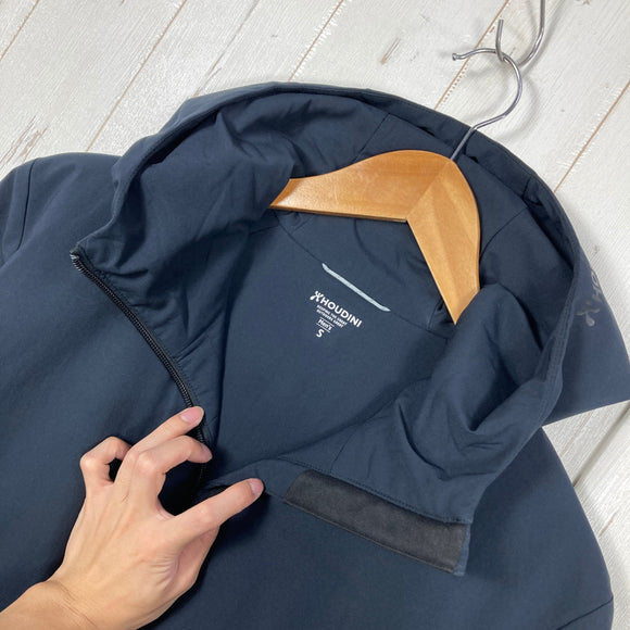 【Men's S ネイビー系】 Houdini ( フーディニ ) パフ アップ インシュレーテッド フーディ Puff Up Insulated Houdi アクティブインサレーション 高通気性 2WAYジッパー 化繊ダウン ウェア トップス アウター ジャケット