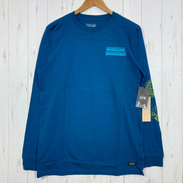 [Men's M Blue] Mountain Hardwear High Altitude Long Sleeve OM4891 102 z00058258 102 Cotton Long Sleeve T