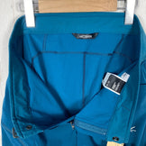 Arcteryx Lefroy 男款长裤，军团蓝，32码，海军蓝。这款已停产且难觅踪影的尼龙软壳裤非常适合做下装。(z00053912，军团蓝)