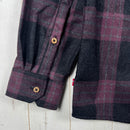 【Men's S パープル系】 Aclima ( アクリマ ) レジャーウール リボーン ウール シャツ LeisureWool ReBorn Wool Shirt 106310 369 CHECK DARK GREY/BORDEAUX z00055899 369-7