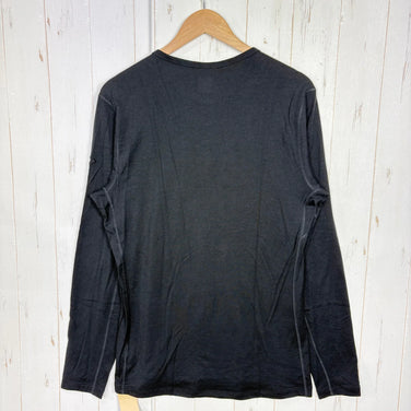 【Men's L ブラック系】 Icebreaker ( アイスブレーカー ) メリノ 200 オアシス ロングスリーブ クルー Merino 200 Oasis LS Crewe メリノウール ウェア トップス インナー シャツ ロングスリーブTシャツ クルーネッ