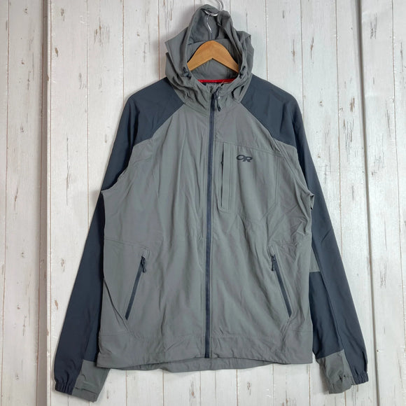 【Men's L グレー系】 Outdoor Research ( アウトドアリサーチ ) フェロッシ フーディ ジャケット Ferrosi Hooded Jacket ナイロン ウェア トップス アウター ジャケット ソフトシェル z00057031  ソフトシ