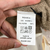 【Women's S ベージュ系】 Ridge Mountain Gear ( リッジマウンテンギア ) アルファ フルジップ フーディ Alpha Full Zip Hoodie Warm Taupe z00058923 Warm Taupe フリース アウター ジャ