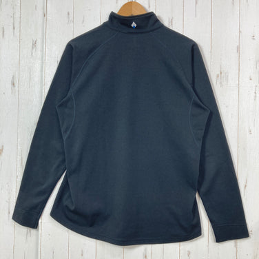 【Men's L ブラック系】 Montbell ( モンベル ) ウイックロン ZEO サーマル ロングスリーブ ジップ シャツ Wickron ZEO Thermal Long Sleeve Zip Shirt ポリエステル ウェア トップス インナー シャツ