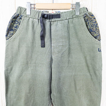 【Men's S グリーン系】 c2000 Last Chance ( ラストチャンス ) クライミングパンツ Climbing Pants 生産終了モデル 入手困難 ライトダック×ペイズリー柄コーデュロイ コットン ウェア ボトムス ロングパンツ コットン z00 - 【公式】2ndGEAR（セカンドギア）Webショップ【登山用品・アウトドア用品専門 買取販売店】