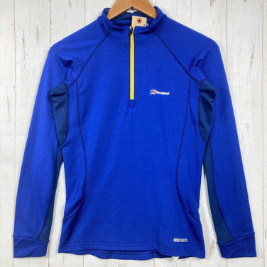 【Men's XS ブルー系】 Berghaus ( バーグハウス ) サーマル ベース ジップ ロングスリーブ Thermal Base Zip Long Sleeve ポリエステル ウェア トップス インナー シャツ ロングスリーブシャツ 化繊 z0005858