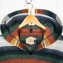 【Unisex M レッド系】 1980s Woolrich ( ウールリッチ ) ネイティブ フリース プルオーバー フーディ ビンテージ オリジナル 入手困難 アノラック パーカー ウール ウェア トップス インナー シャツ フーディ ウール z00052625-3