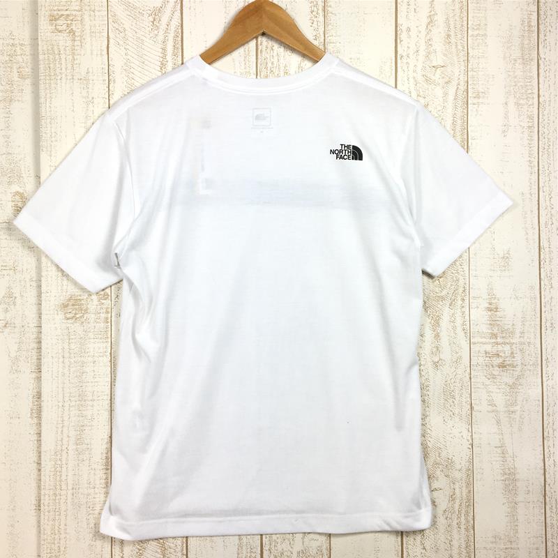 【Men's M ホワイト系】 The North Face ( ザ・ノースフェイス ) ショートスリーブ シンプルラインド ティー S/S Simple Lined Tee Tシャツ NT32047 Asian Men's  化繊 ショートスリーブTシャツ クルー