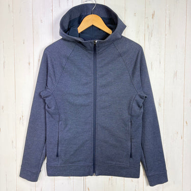 【Men's XS ネイビー系】 Lululemon ( ルルレモン ) シティ スウェット フルジップ フーディ City Sweat Full-Zip Hoodie Heathered True Navy 4WAYストレッチ ウェア トップス インナー シャツ フ