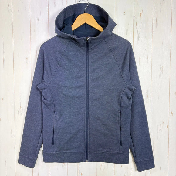 【Men's XS ネイビー系】 Lululemon ( ルルレモン ) シティ スウェット フルジップ フーディ City Sweat Full-Zip Hoodie Heathered True Navy 4WAYストレッチ ウェア トップス インナー シャツ フ