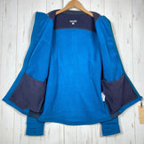 男式中蓝色 Ternua 保暖全拉链羊毛夹克 (z00053535)