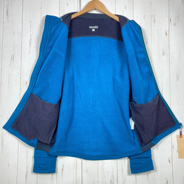 男式中蓝色 Ternua 保暖全拉链羊毛夹克 (z00053535)