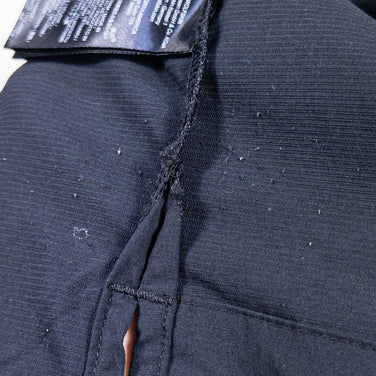 男式小号黑色 Jackwolfskin 短袖口袋衬衫，尼龙，合成纤维，上衣，汗衫，z00053104