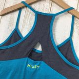 【Women's S ブルー系】 Millet ( ミレー ) タンクトップ クライミングウェア ヨガウェア International Women's タンクトップ ノースリーブシャツ インナー シャツ トップス ウェア - 【公式】2ndGEAR（セカンドギア）Webショップ【登山用品・アウトドア用品専門 買取販売店】