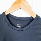 The North Face 男士中长袖 DRY Crew T恤（黑色）。涤纶，长袖圆领，合成面料。产品编号：z00053059。