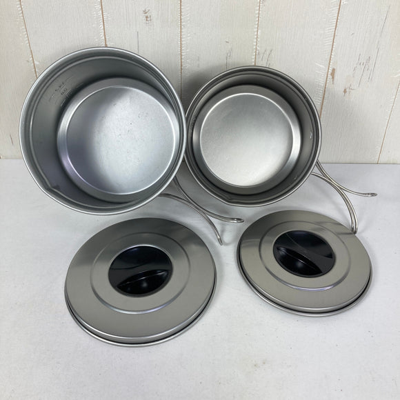【OneSize シルバー系】 Uniflame ( ユニフレーム ) 山クッカー M Mountain Cooker M アルマイト加工 アルミ製 2鍋セット アルミ クックウェア クッカー コッフェル z00061560  クッカー コッフェル クックウェア