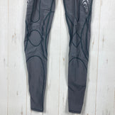 男士黑色C3Fit支撑长款紧身裤，尼龙材质，z00054291