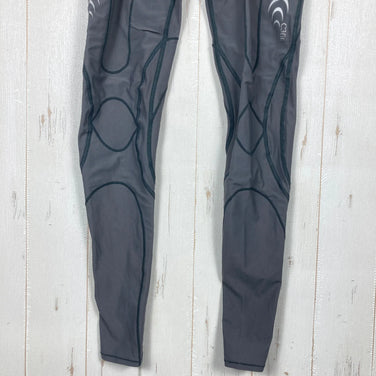 男士黑色C3Fit支撑长款紧身裤，尼龙材质，z00054291