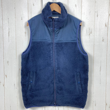 Men's Small Navy Gramicci Double Navy Boa Fleece Vest, Polyester, Z00054017.