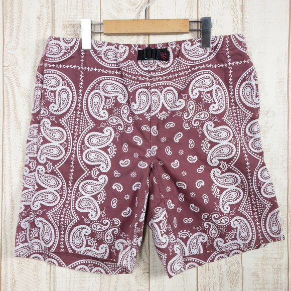 【Men's S レッド系】 Gramicci ( グラミチ ) ペイズリー ショートパンツ Paisley Short Pants コットン ウェア ボトムス ショーツ ショートパンツ z00051069 ショーツ ショートパンツ ボトムス ウェア - 【公式】2ndGEAR（セカンドギア）Webショップ【登山用品・アウトドア用品専門 買取販売店】